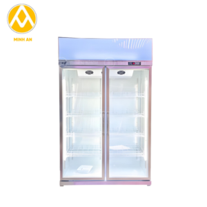 Tủ Đông 2 Cửa Kính Snow Village LD-1260FA