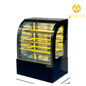 Tủ Bánh Mini Kính Cong 4 Tầng Snow Village