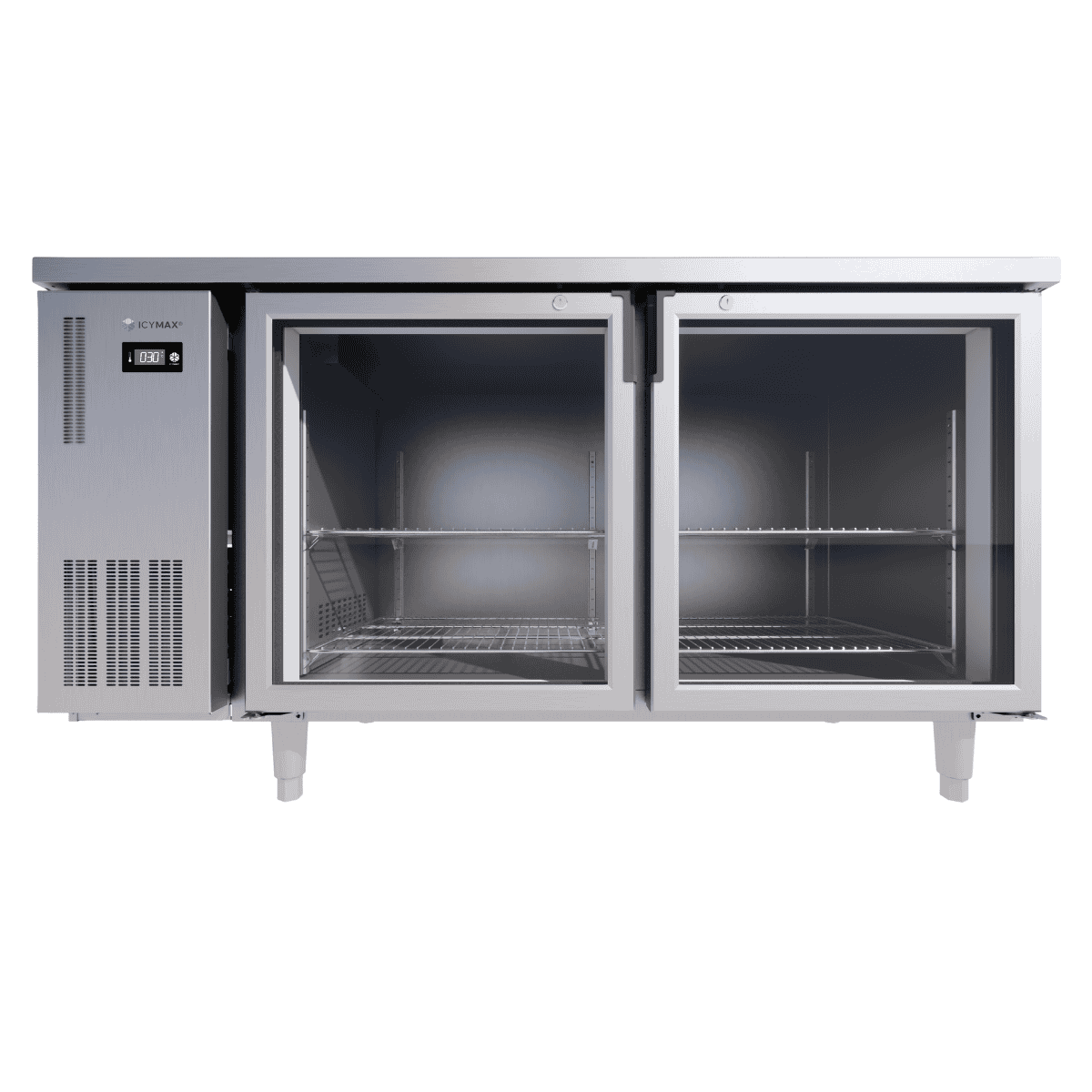 Tủ bàn mát Icymax 2 cánh kính 1500x750 Tủ bàn mát Icymax 2 cánh kính 1500x750